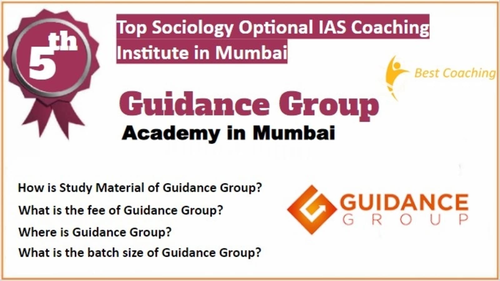 Rank 5 Best Sociology Optional IAS Coaching in Mumbai