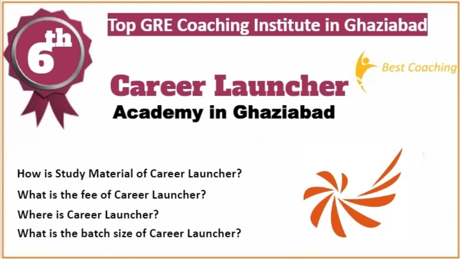 Rank 6 Best GRE Coaching in Ghaziabad