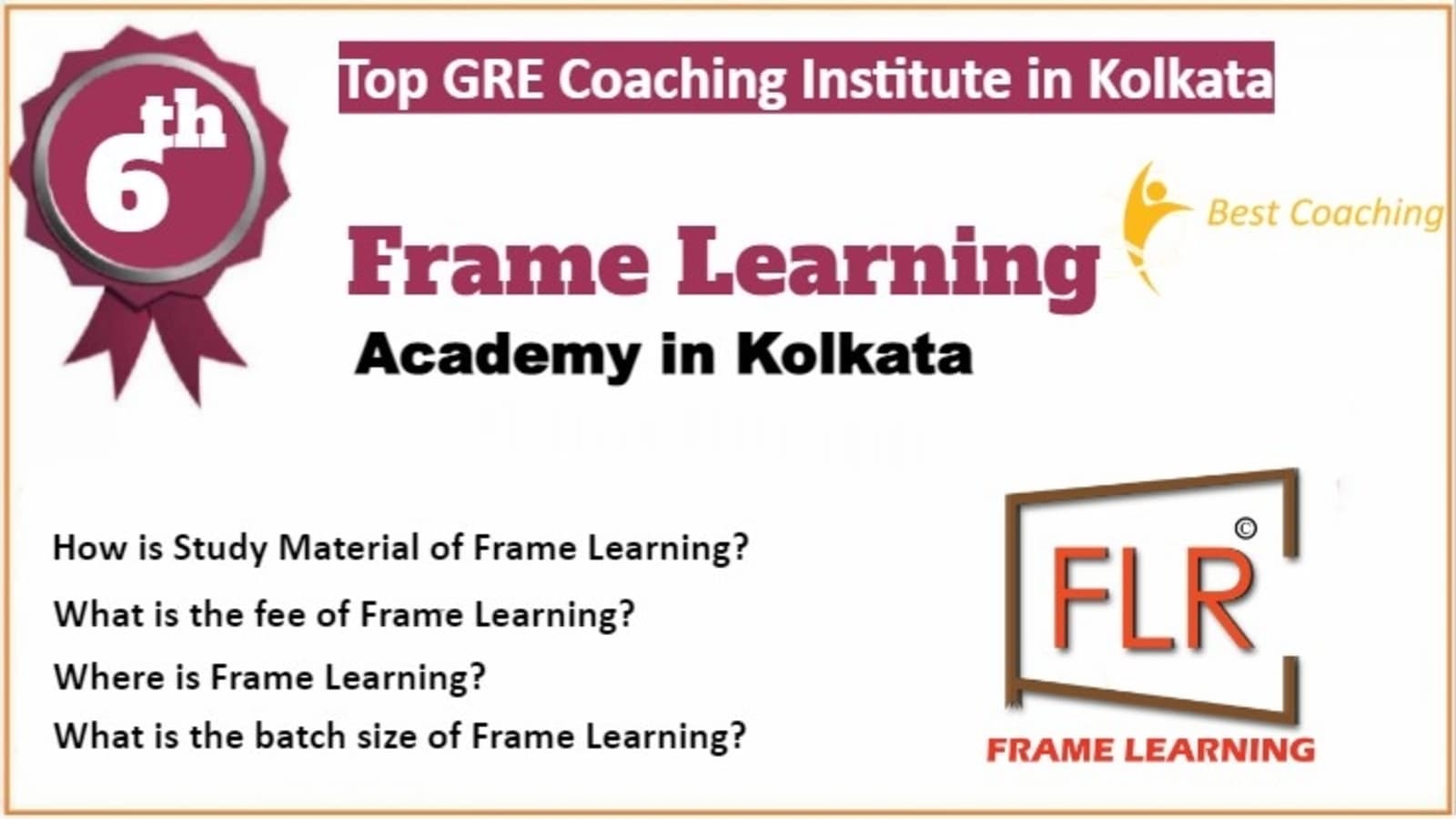 Rank 6 Best GRE Coaching in Kolkata