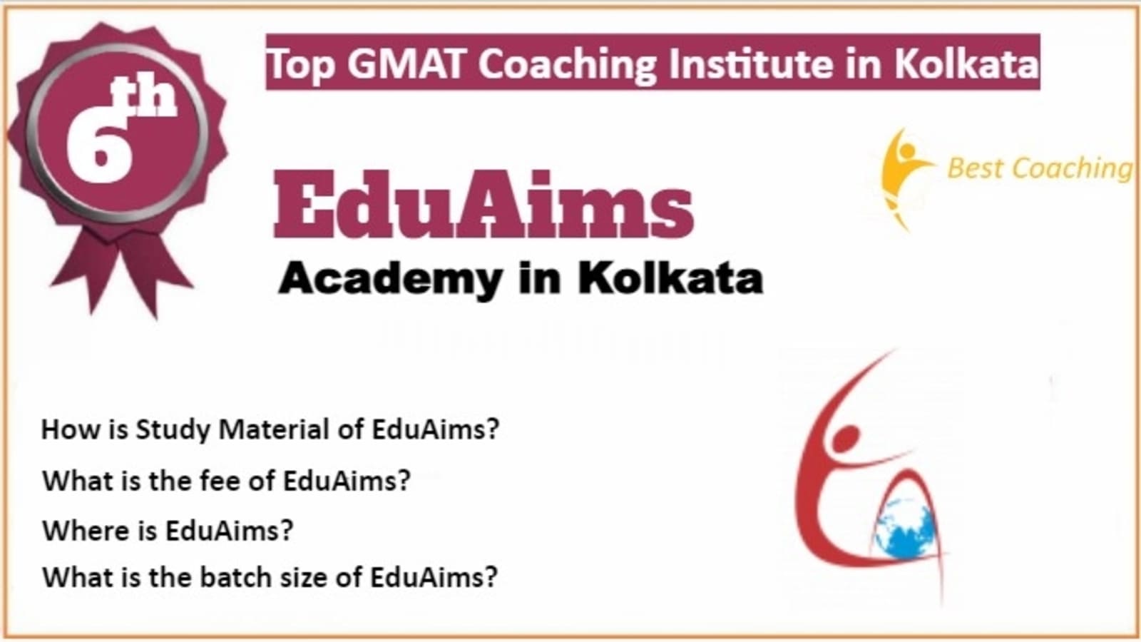 Rank 6 Top GMAT Coaching in Kolkata