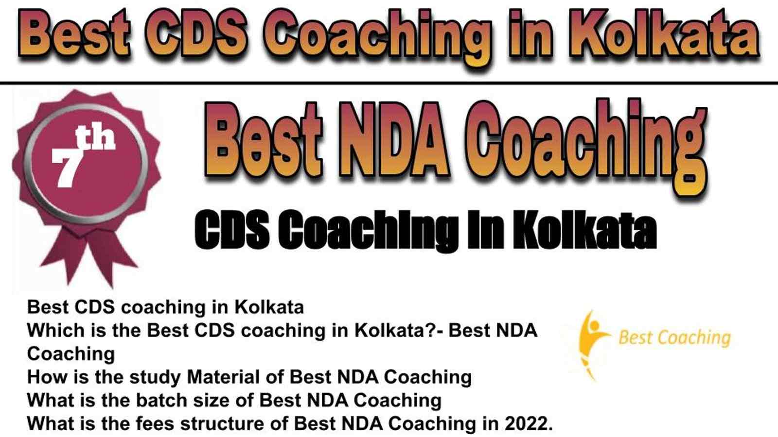 Rank 7 Best CDS Coaching in Kolkata