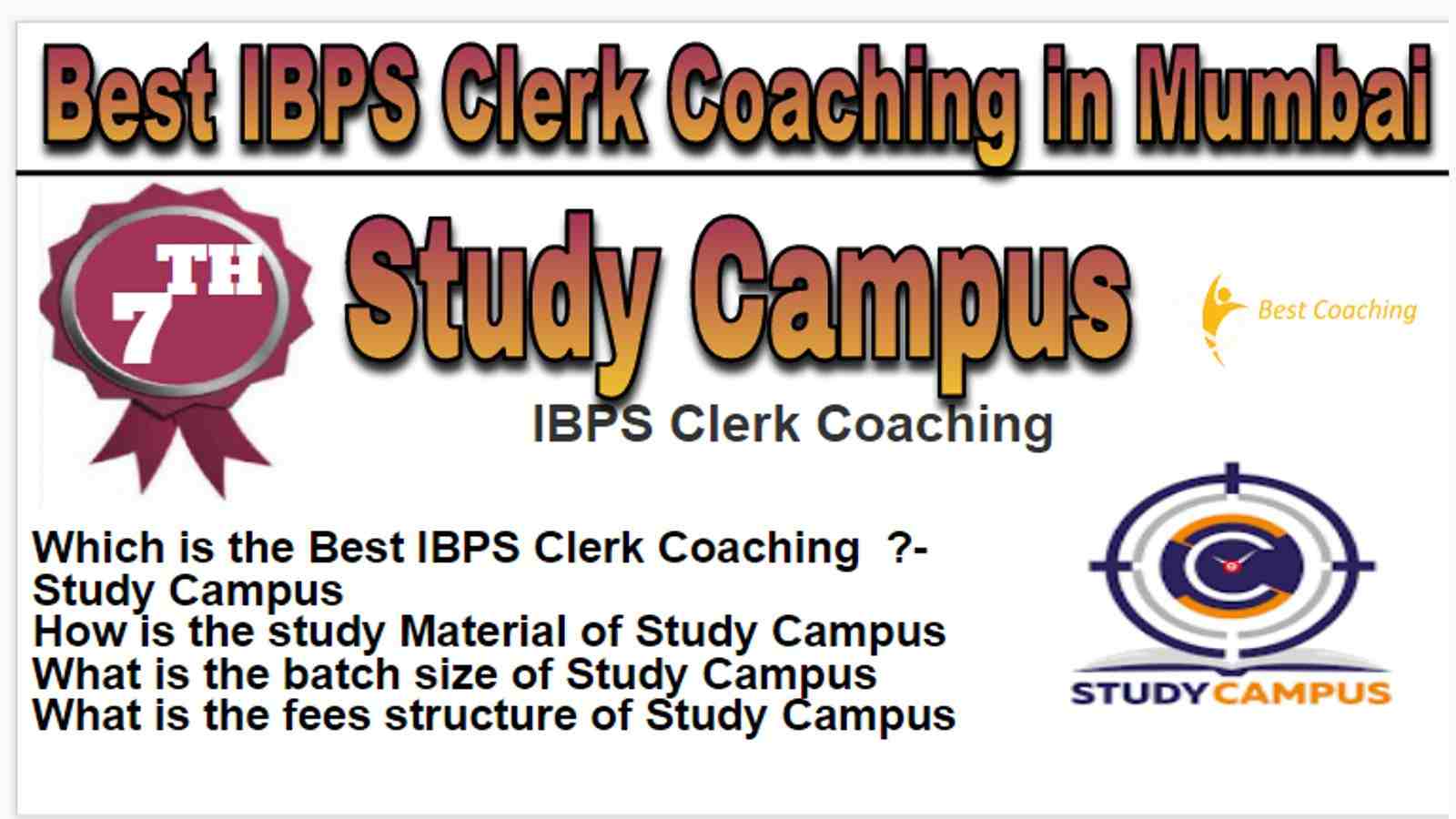 Rank 7 Best IBPS Clerk Coaching in Mumbai