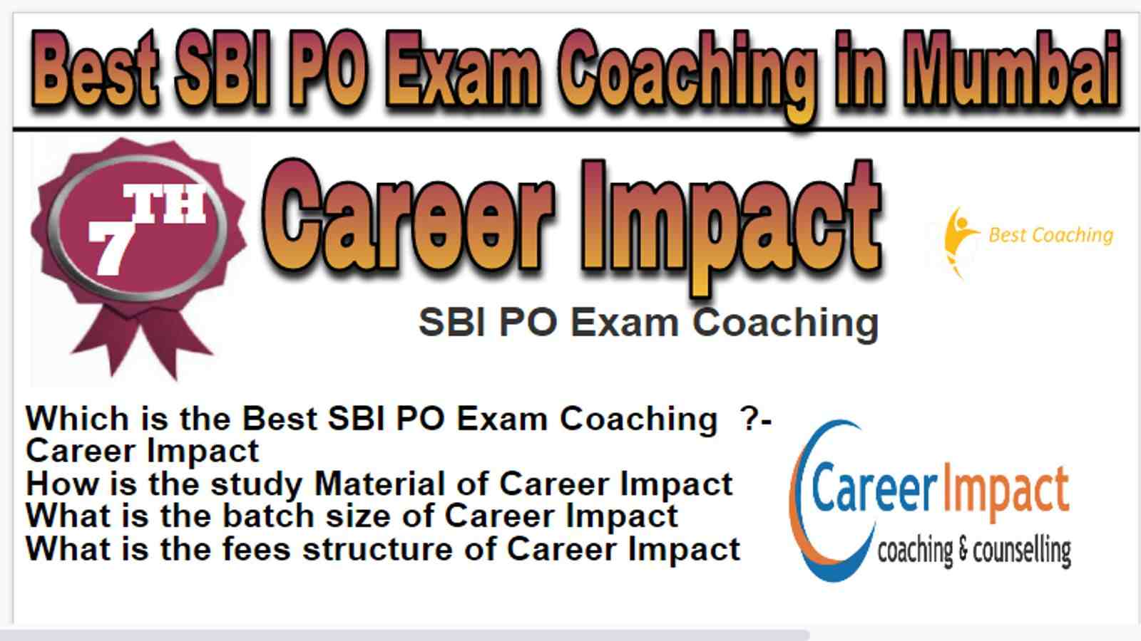 Rank 7 Best SBI PO Exam Coaching in Mumbai
