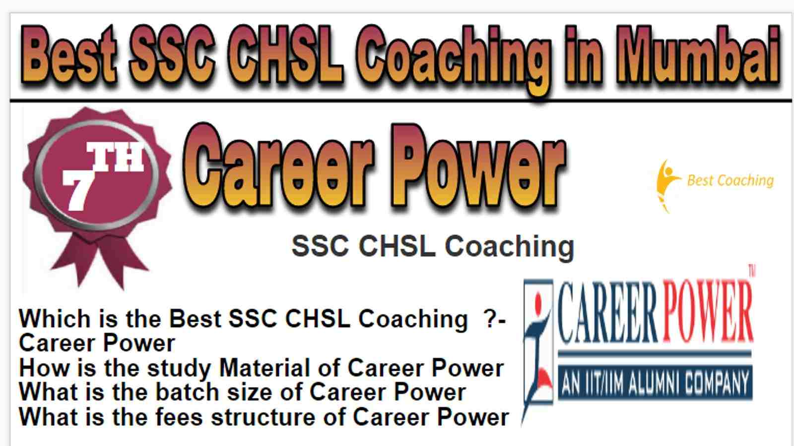 Rank 7 Best SSC CHSL Coaching in Mumbai