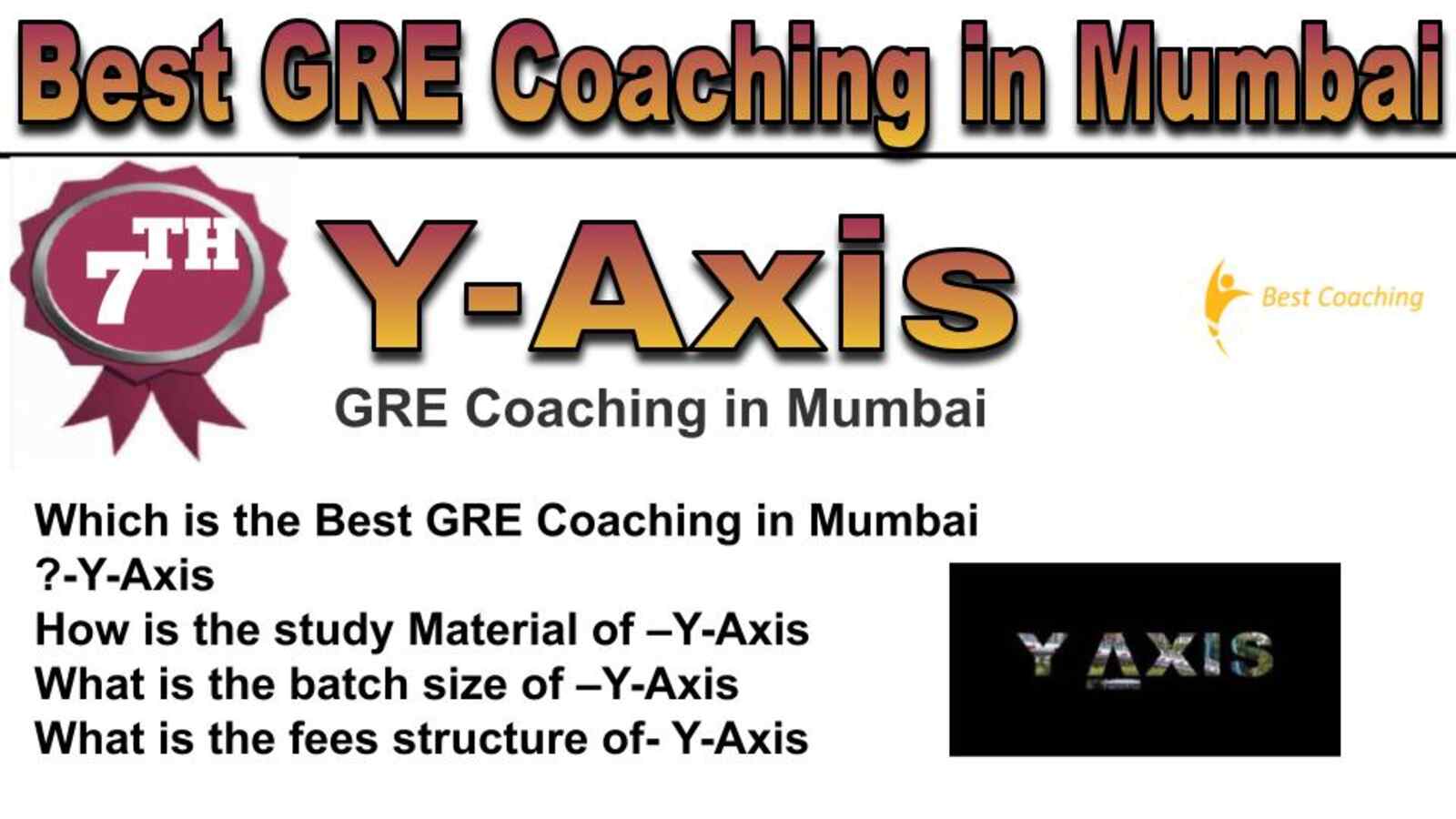 Rank 7 best GRE coaching in Mumbai