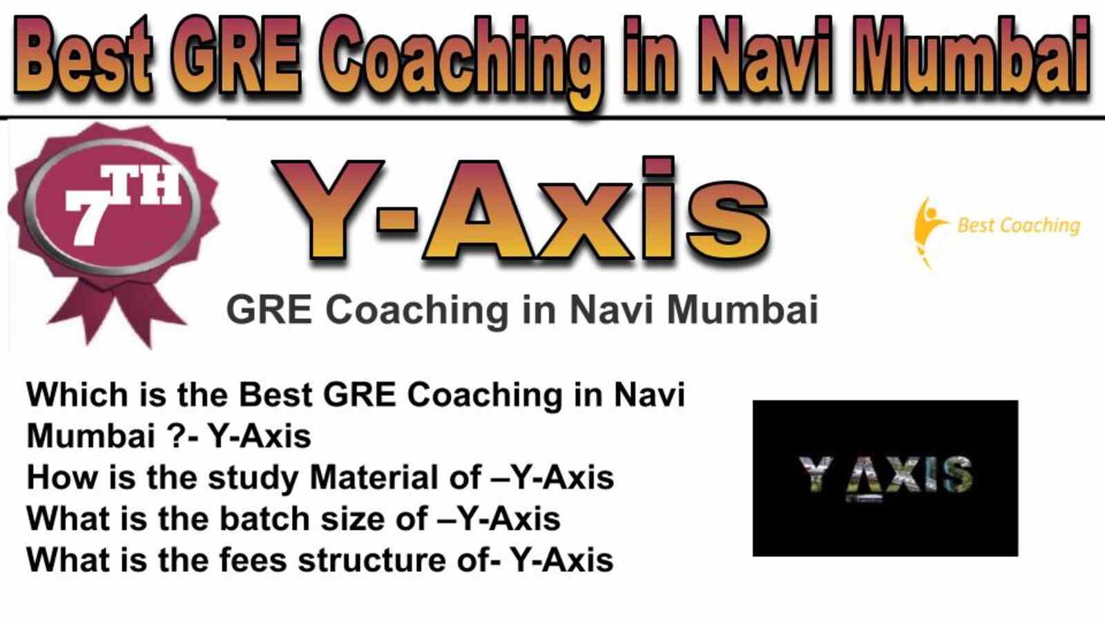 Rank 7 best GRE coaching in Navi Mumbai