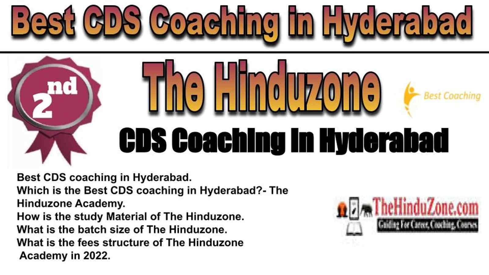 rank 2 BEST CDS COACHING IN Hyderabad