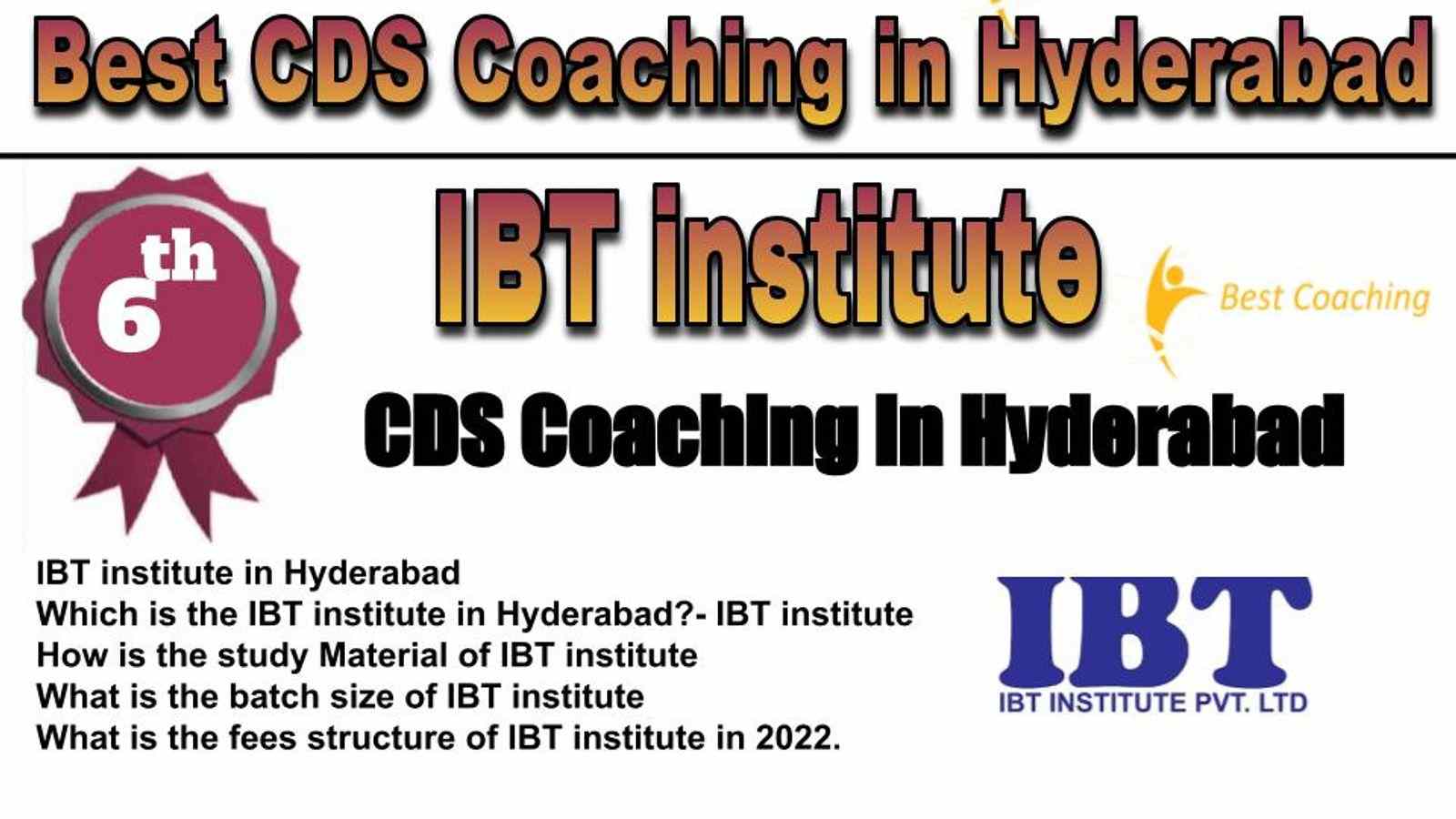 rank 6 BEST CDS COACHING IN Hyderabad