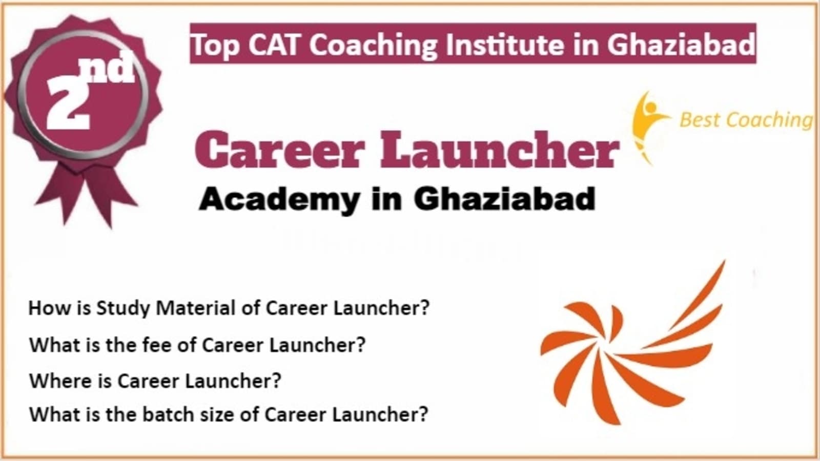 Rank 2 Best CAT Coaching in Ghaziabad