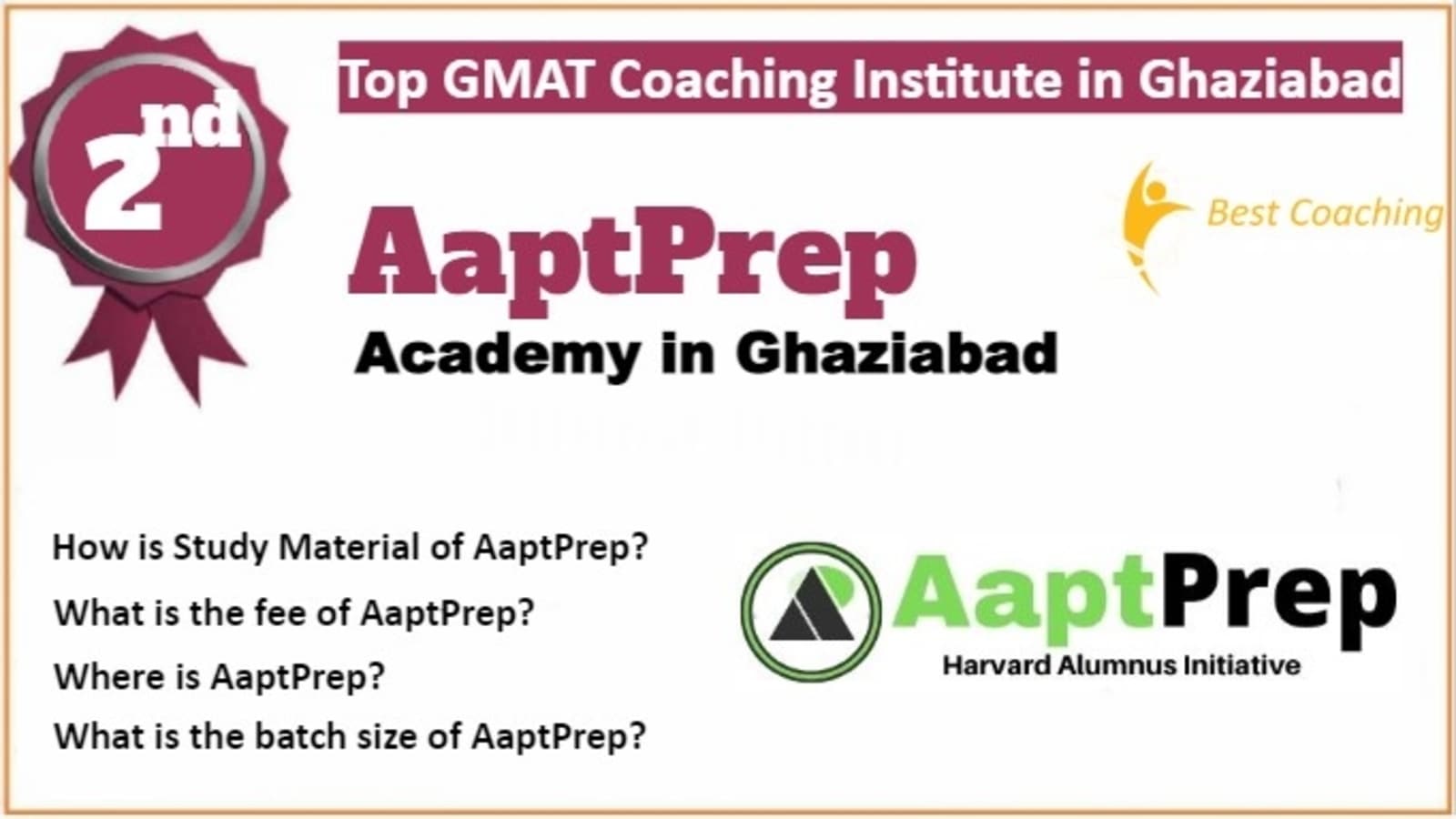 Rank 2 Best GMAT Coaching in Ghaziabad