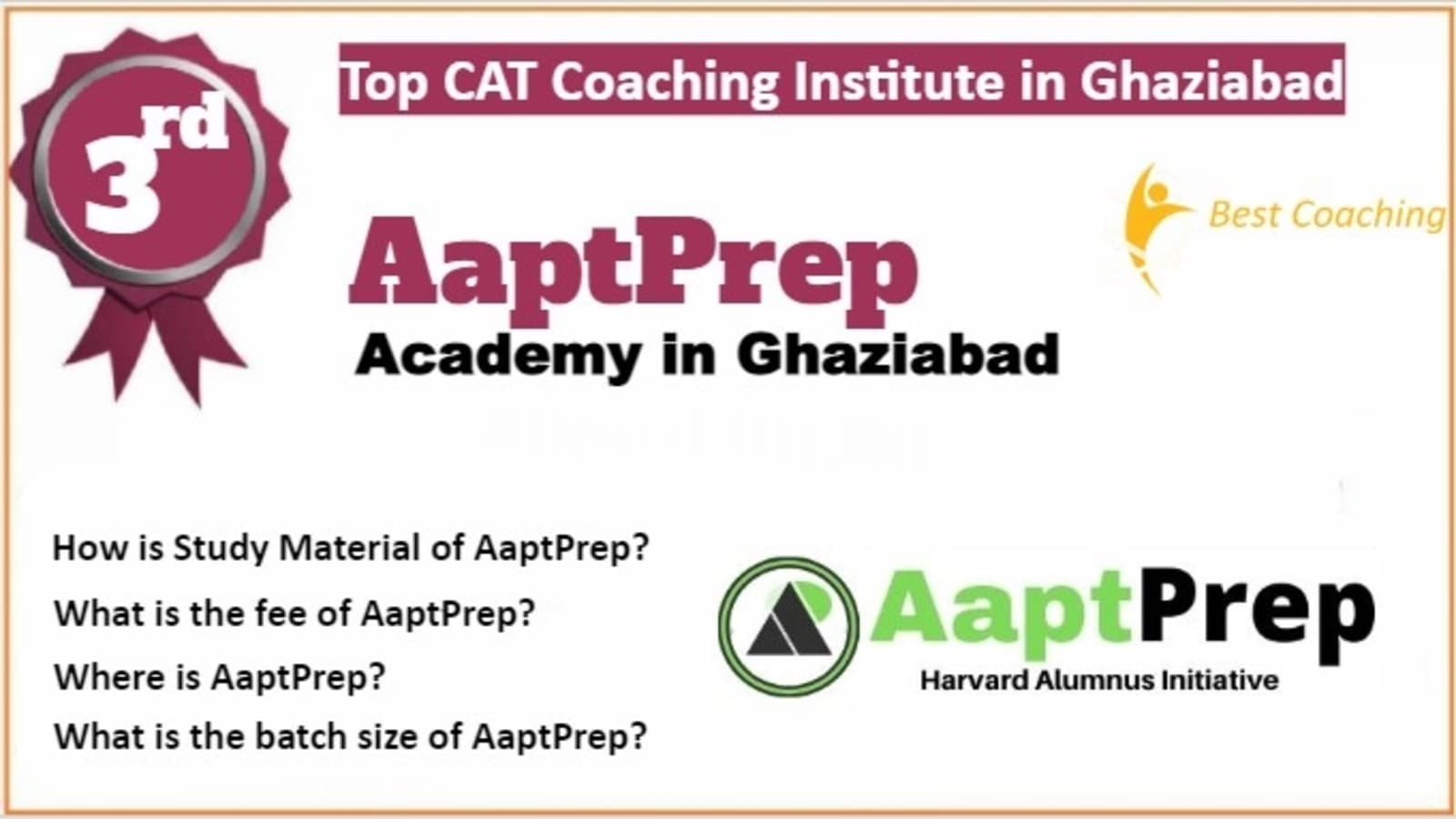 Rank 3 Best CAT Coaching in Ghaziabad