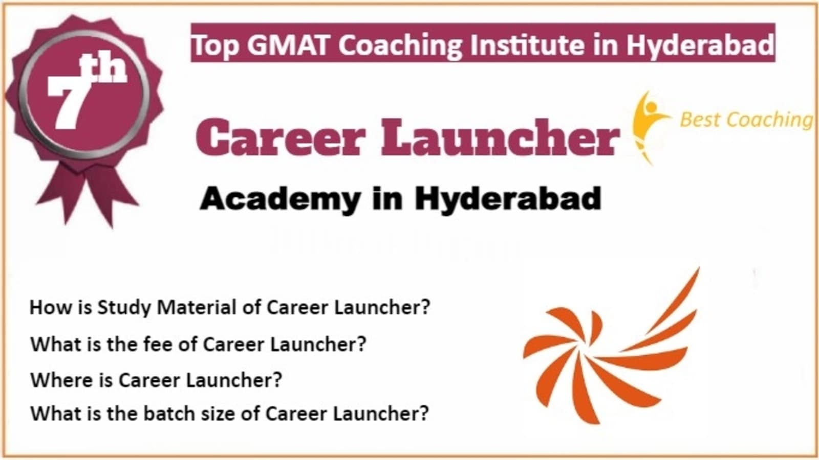 Rank 7 Top GMAT Coaching in Hyderabad