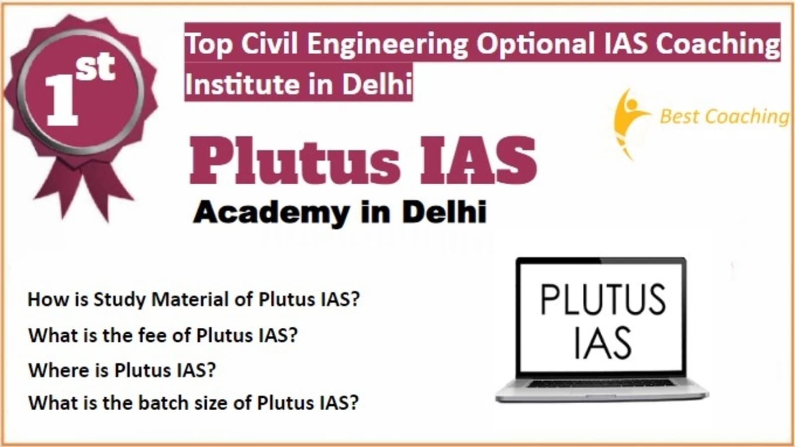 Rank 1 Best Civil Engineering Optional IAS Coaching in Delhi