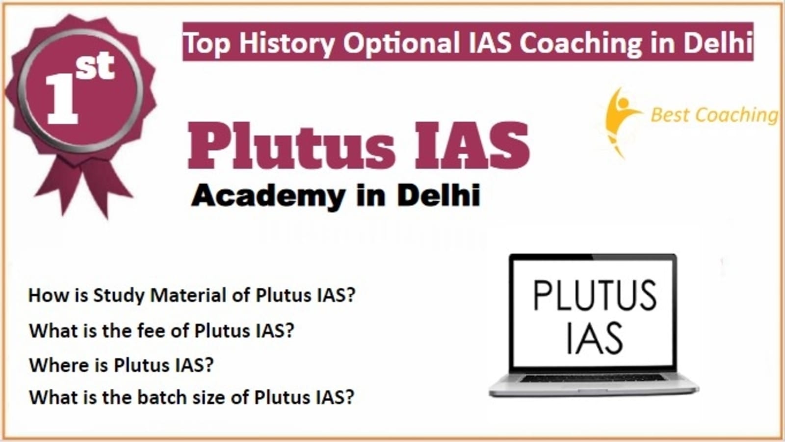Rank 1 Best History Optional IAS Coaching 