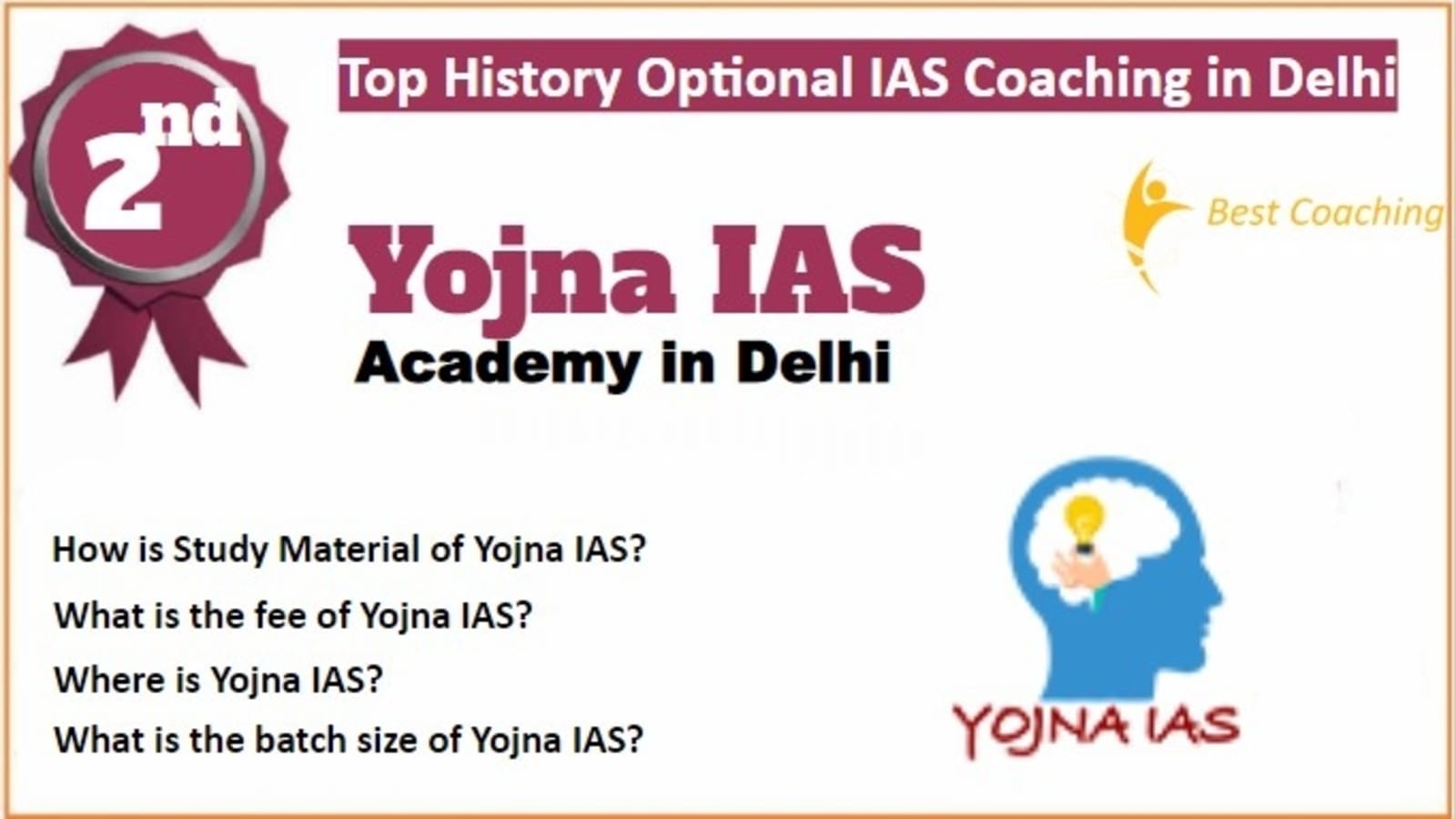Rank 2 Best History Optional IAS Coaching 