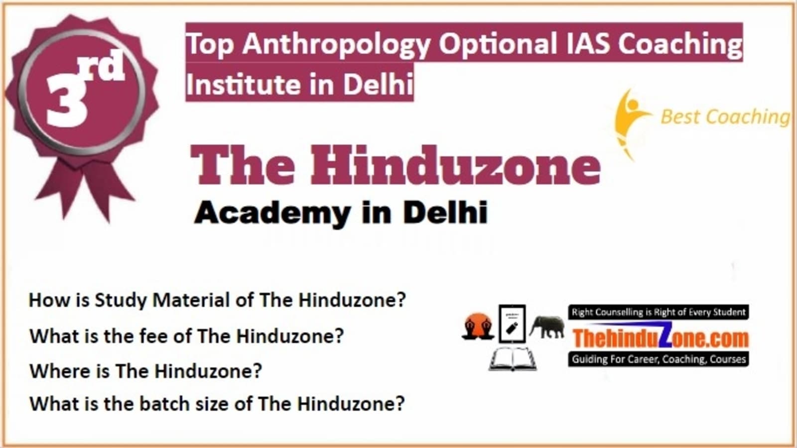 Rank 3 Best Anthropology Optional IAS Coaching 