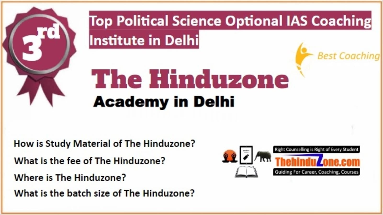 The Hinduzone Political Science and International Relations optional IAS Coaching in Delhi. Rank 3rd Political Science and International Relations optional IAS Coaching in Delhi. 3rd Top Political Science and International Relations optional IAS Coaching in Delhi. The Hinduzone Political Science and International Relations optional IAS Coaching in Delhi 2023. Best Political Science and International Relations optional IAS Coaching in Delhi Rank 3. 3rd Best Political Science and International Relations optional IAS Coaching in Delhi with fees structure, contact Details, address and many other information related to coaching. List of Best 10 Political Science and International Relations optional IAS Coaching in Delhi Rank 3 Best Political Science and International Relations Optional IAS Coaching