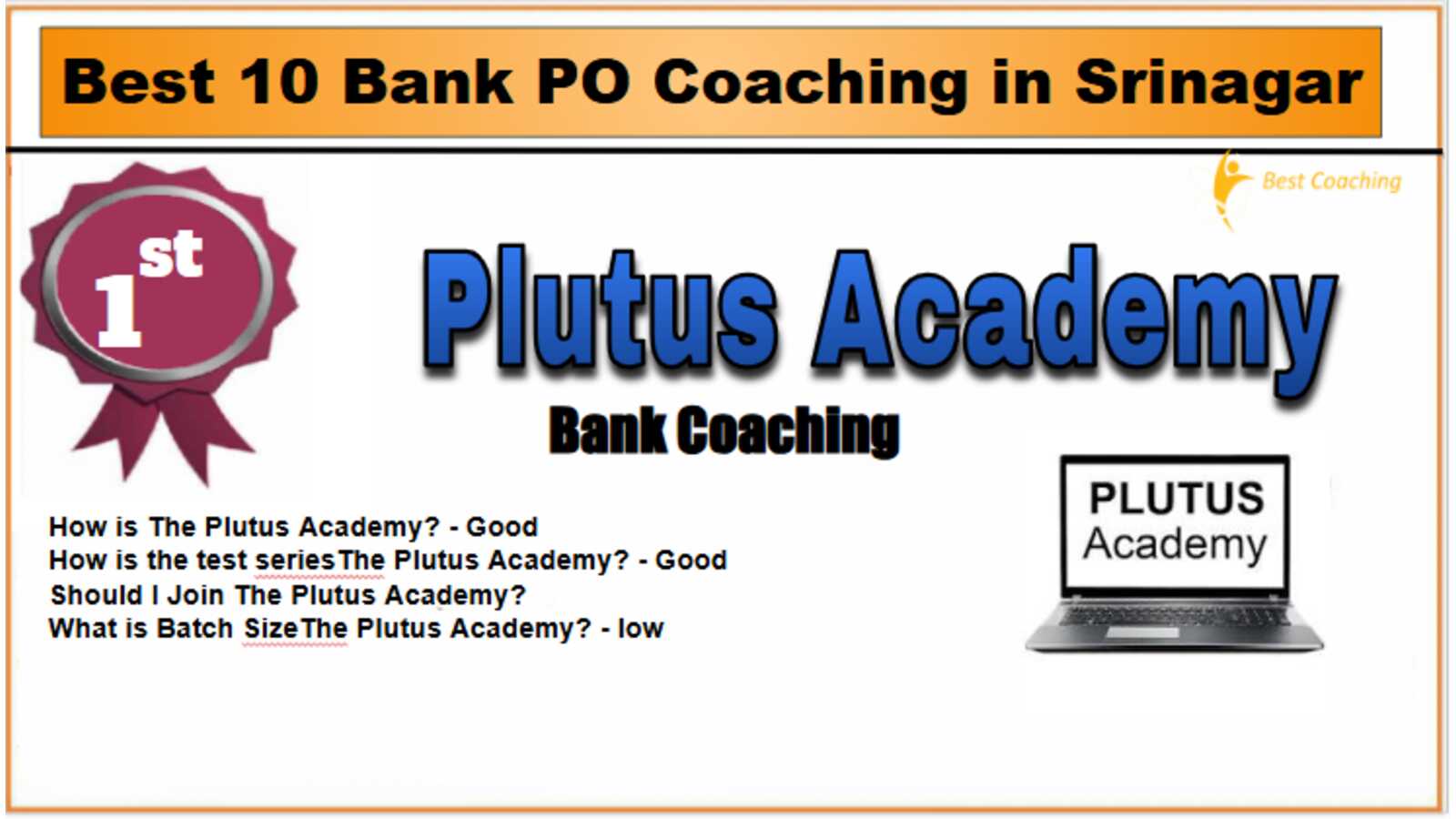Plutus academy Bank po coaching in srinagar