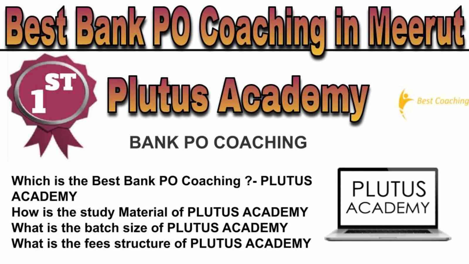 Rank 1 BEST BANK PO COACHING IN MEERUT