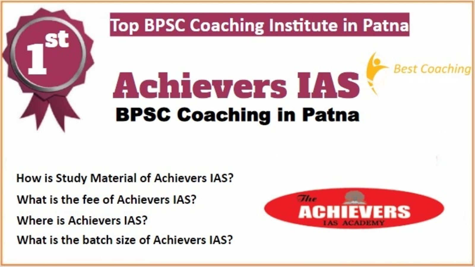 Rank 1 Best BPSC Coaching in Patna