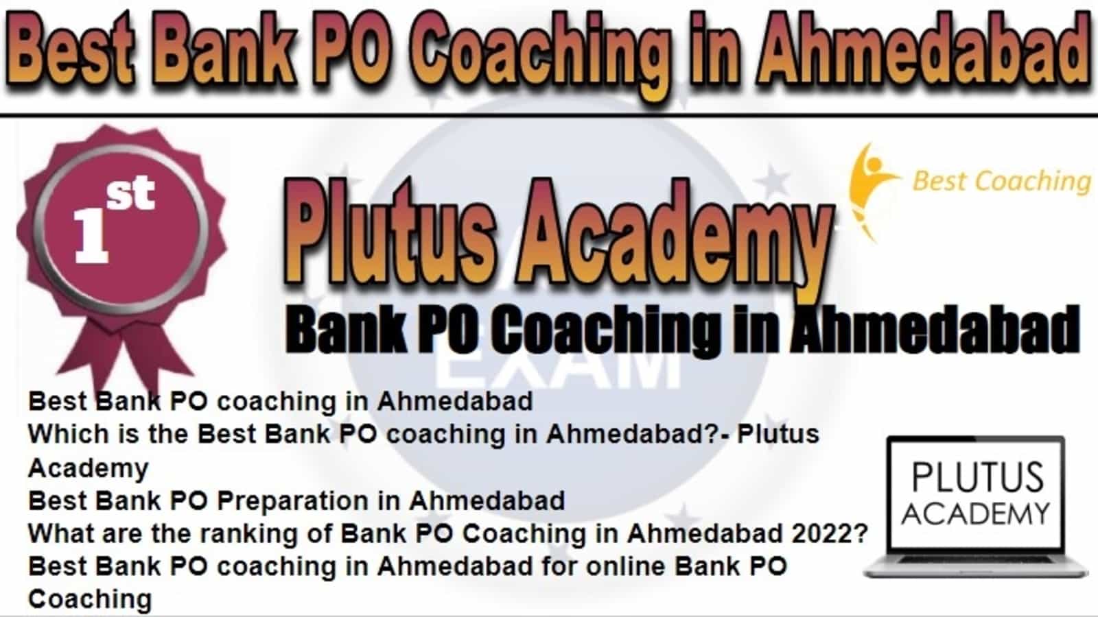 Rank 1 Best Bank PO Coaching in Ahmedabad