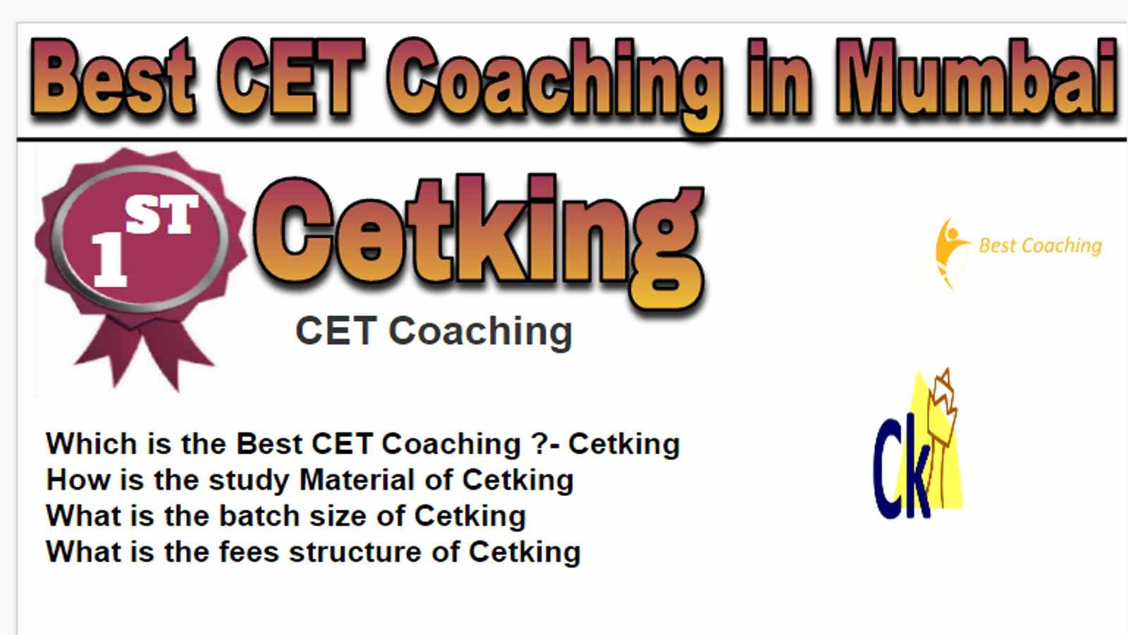 Rank 1 Best CET Coaching in Mumbai