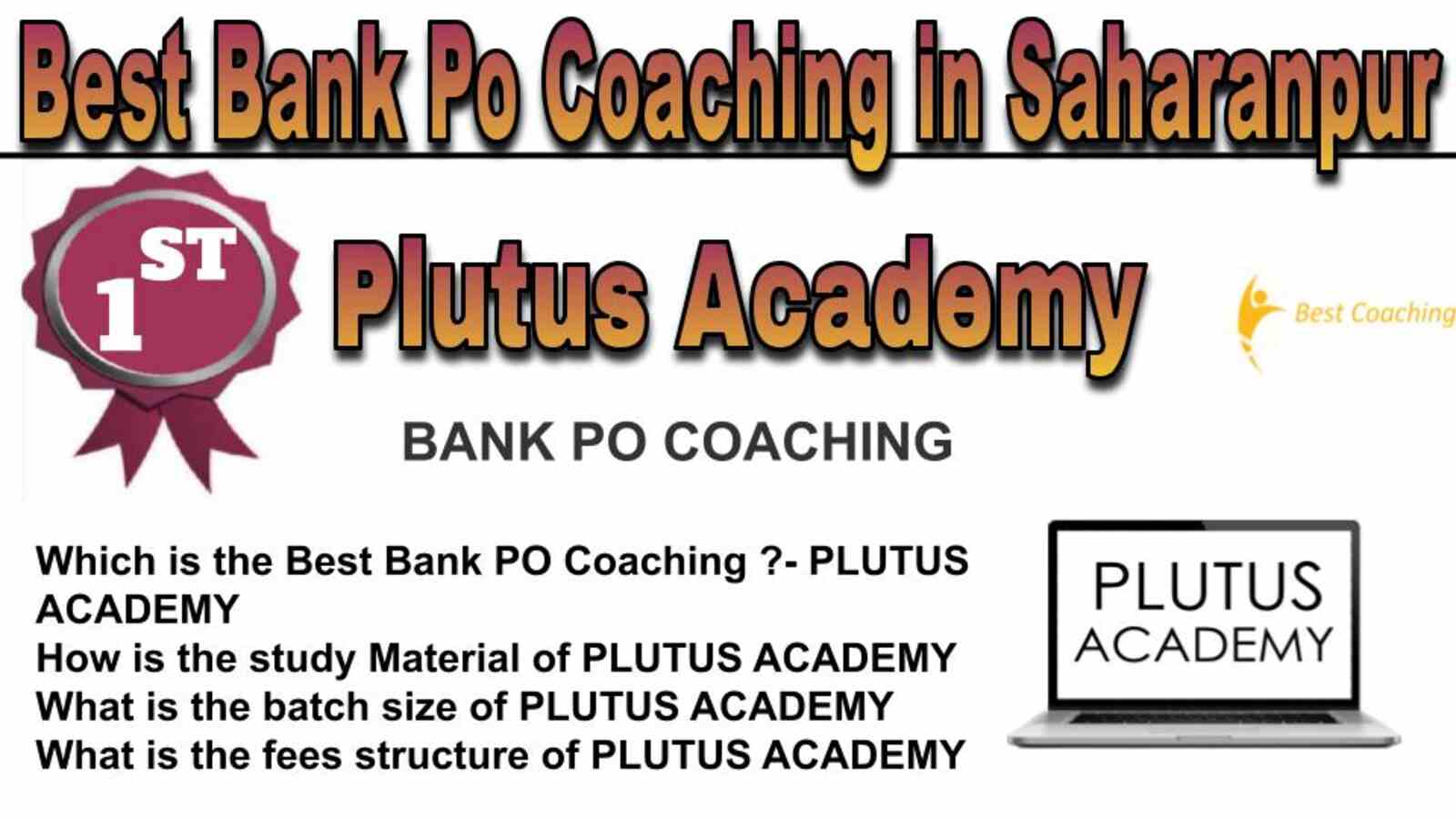 Rank 1 best bank po coaching in Saharanpur