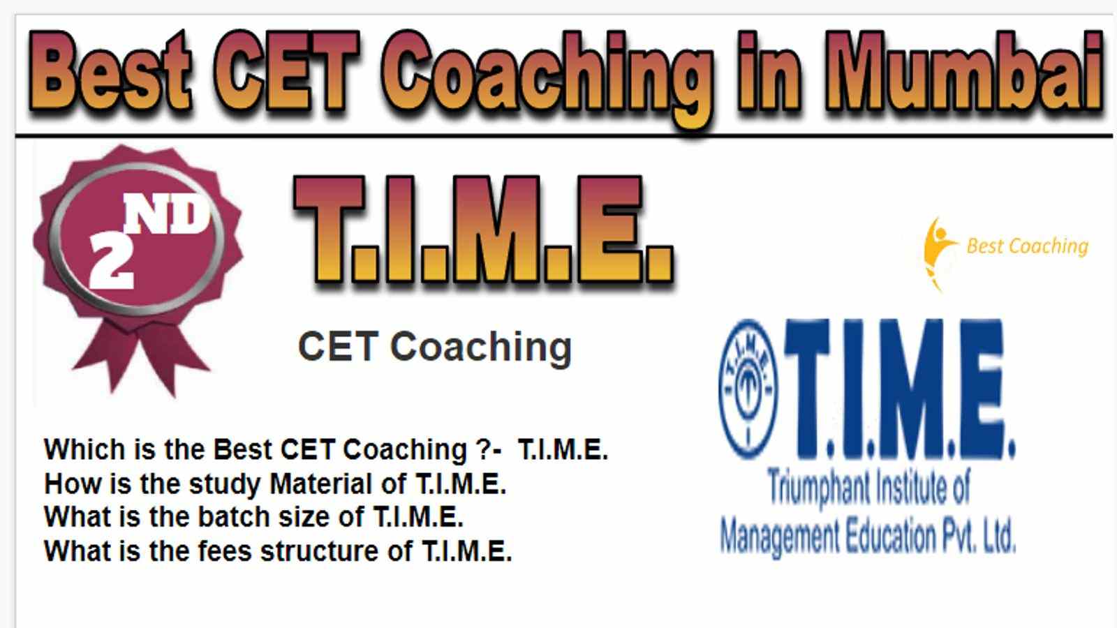 Rank 2 Best CET Coaching in Mumbai