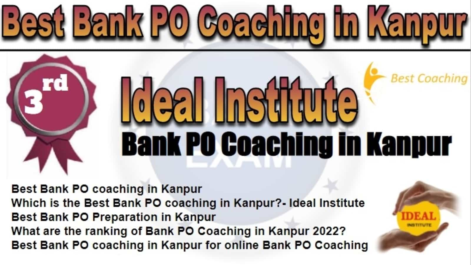 Rank 3 Best Bank PO Coaching in Kanpur