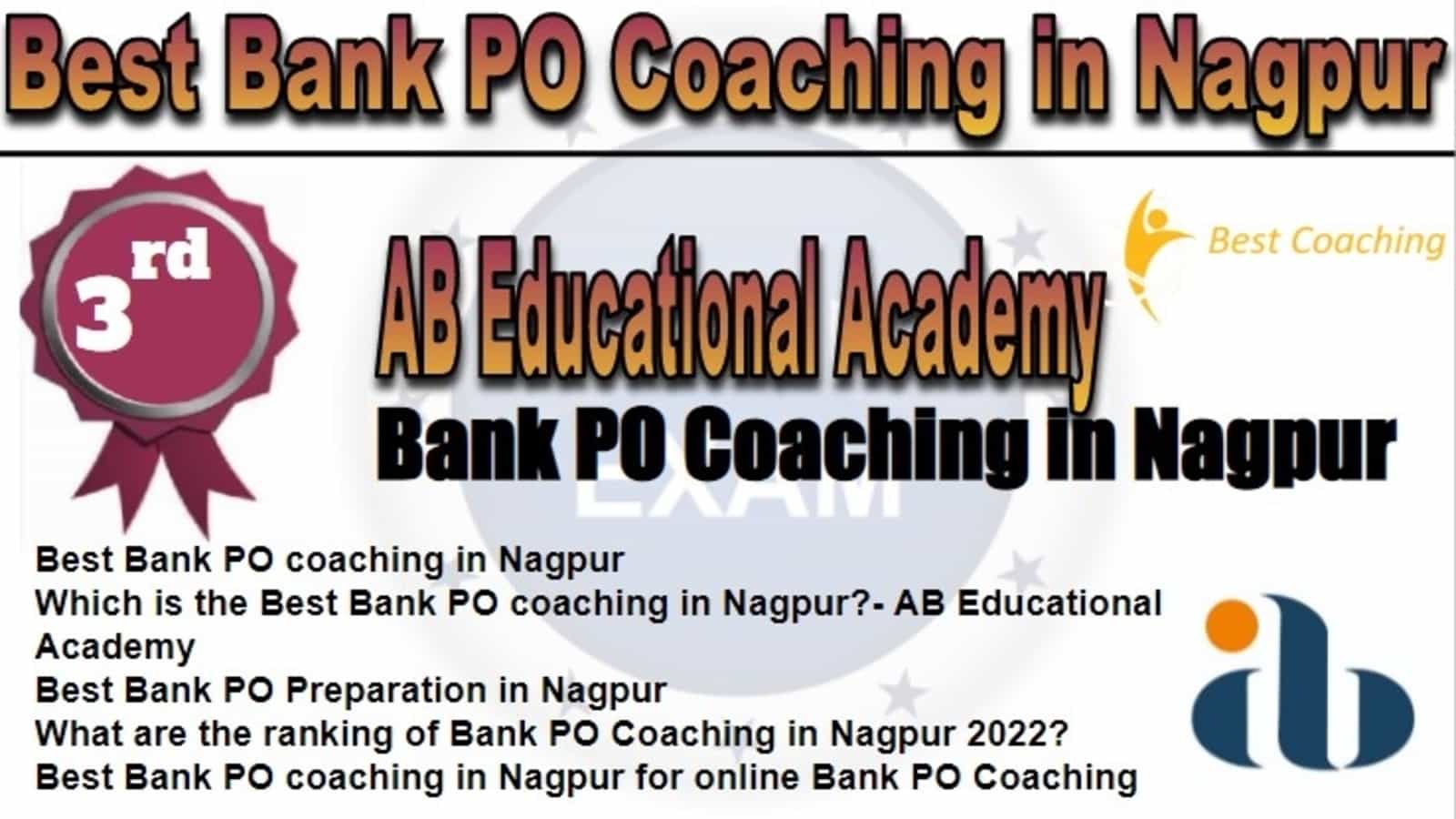 Rank 3 Best Bank PO Coaching in Nagpur