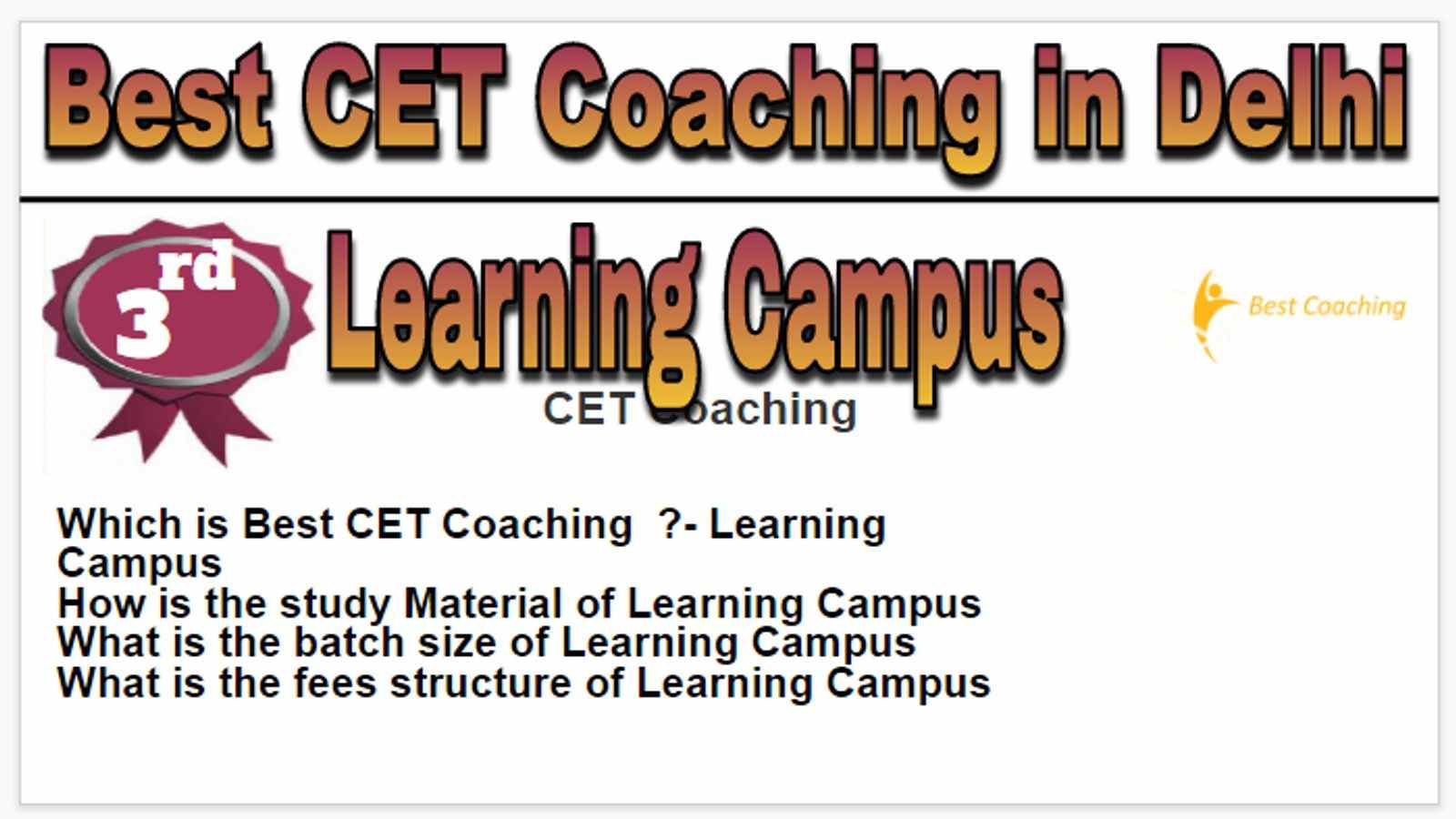 Rank 3 Best CET Exam Coaching in Delhi