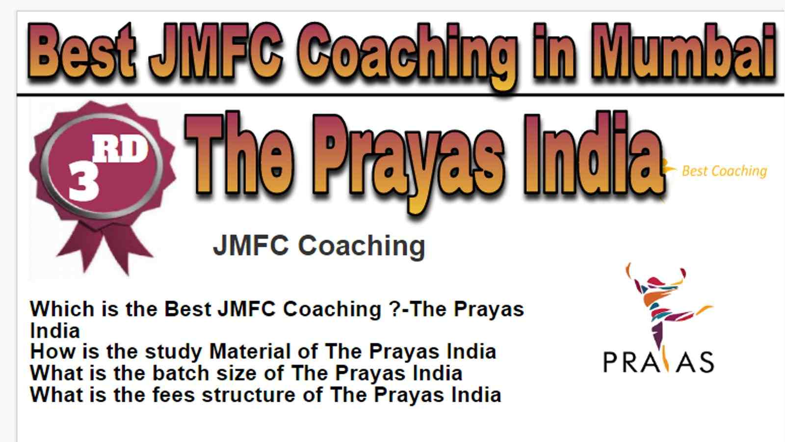 Rank-3 Best JMFC Classes in Mumbai
