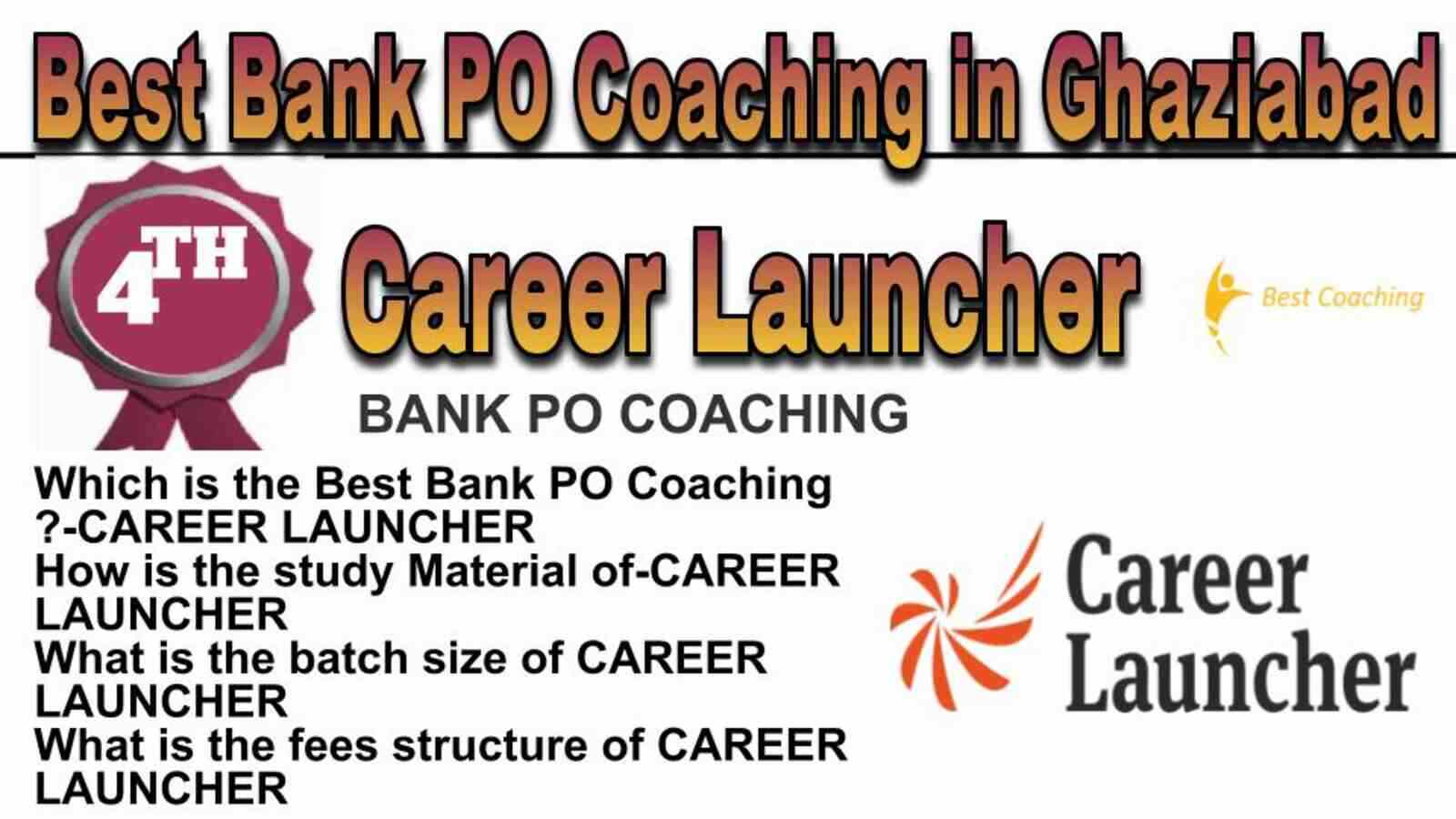 Rank 4 BEST BANK PO COACHING IN GHAZIABAD