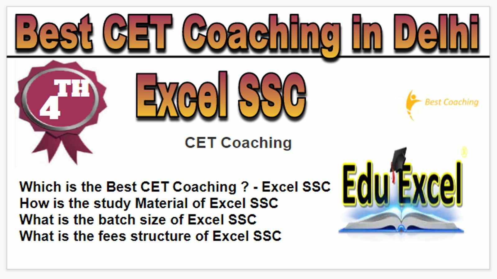 Rank 4 Best CET Exam Coaching in Delhi