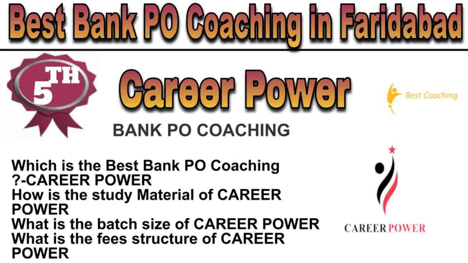 Rank 5 BEST BANK PO COACHING IN FARIDABAD