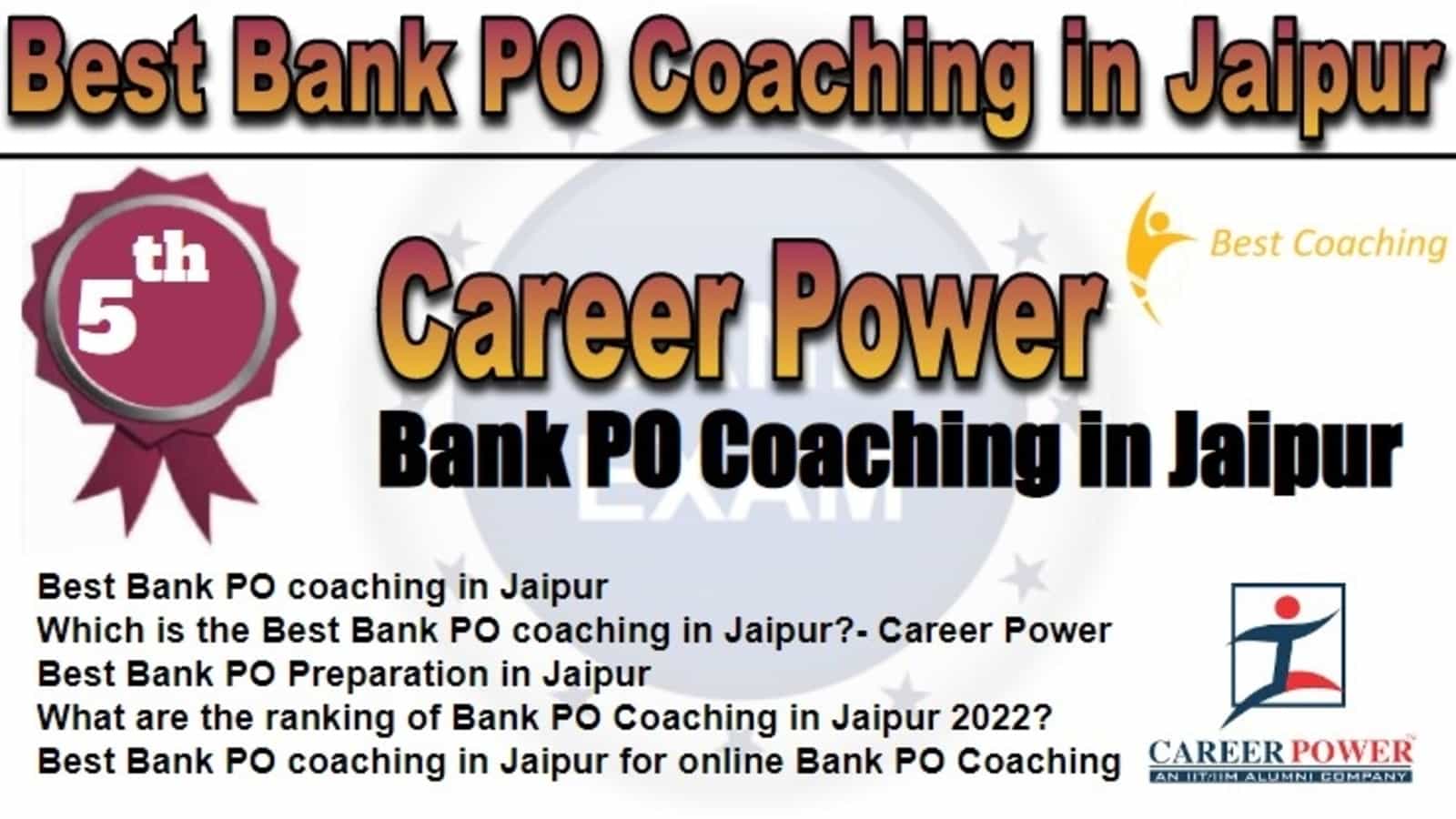 Rank 5 Best Bank PO Coaching in Jaipur