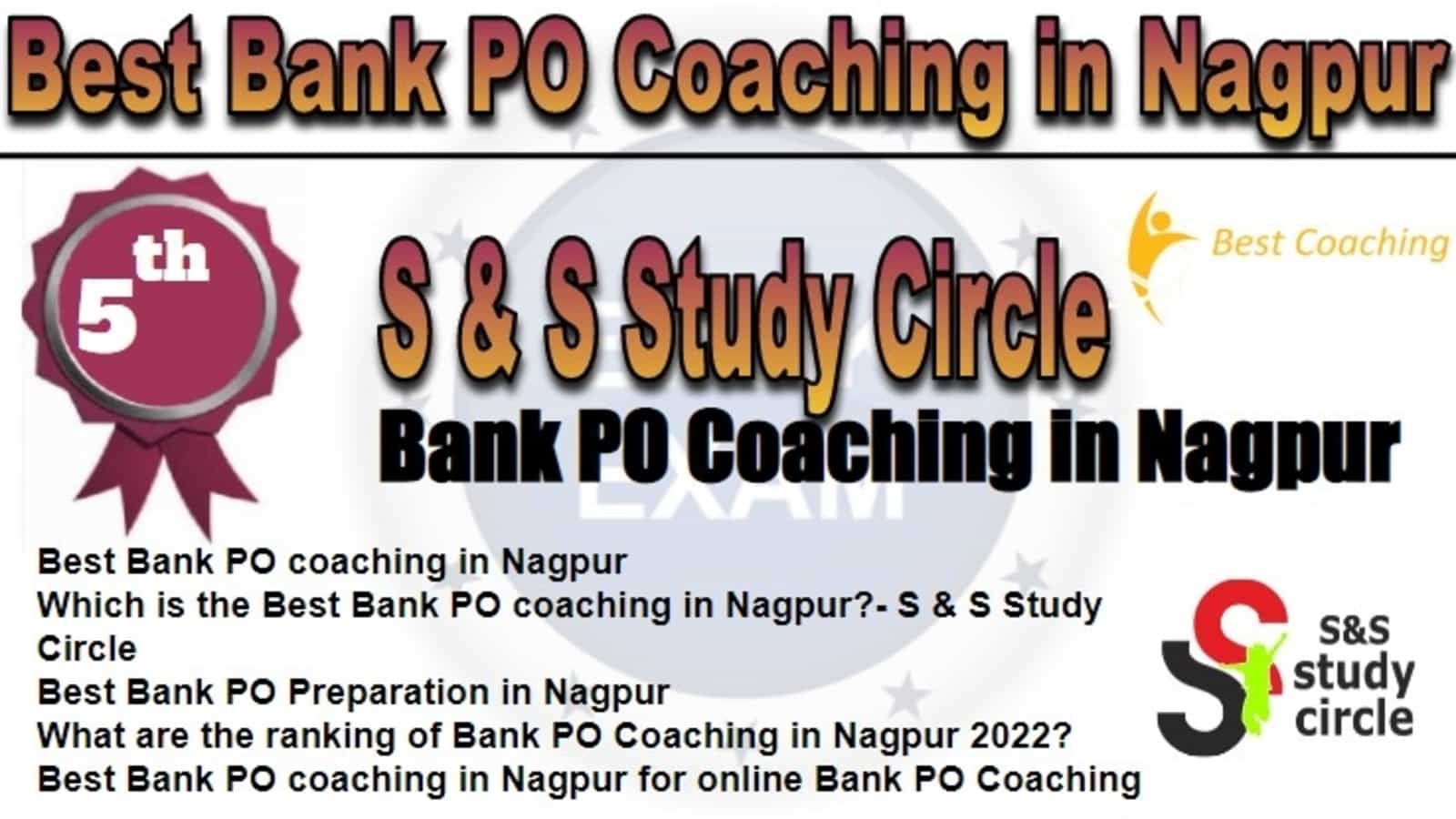 Rank 5 Best Bank PO Coaching in Nagpur