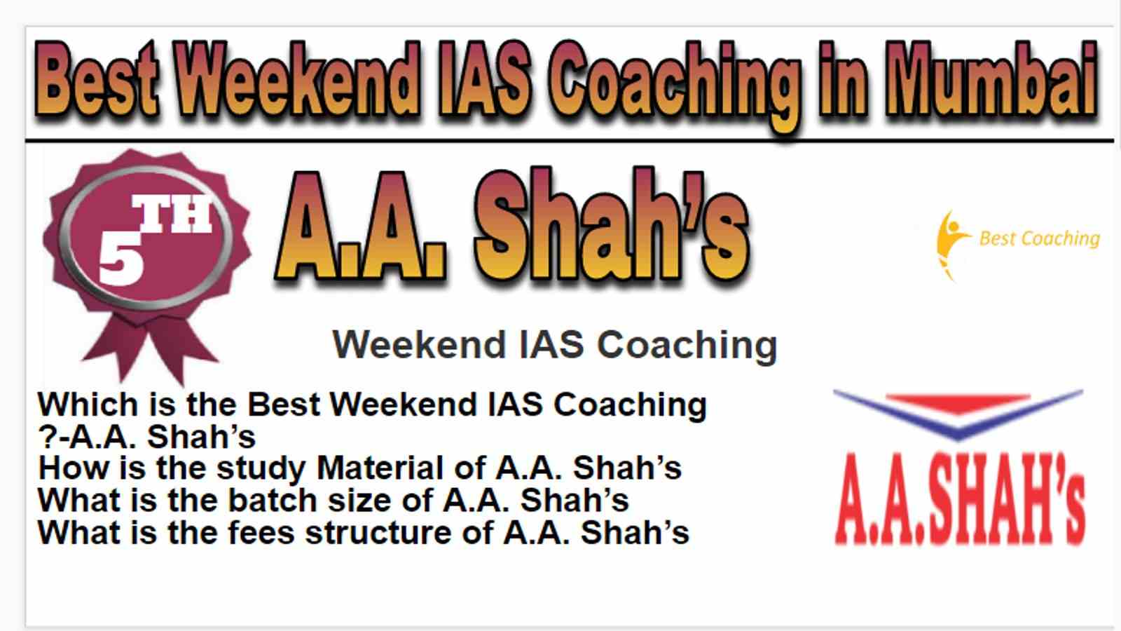 Rank 5 Best Weekend IAS Coaching in Mumbai