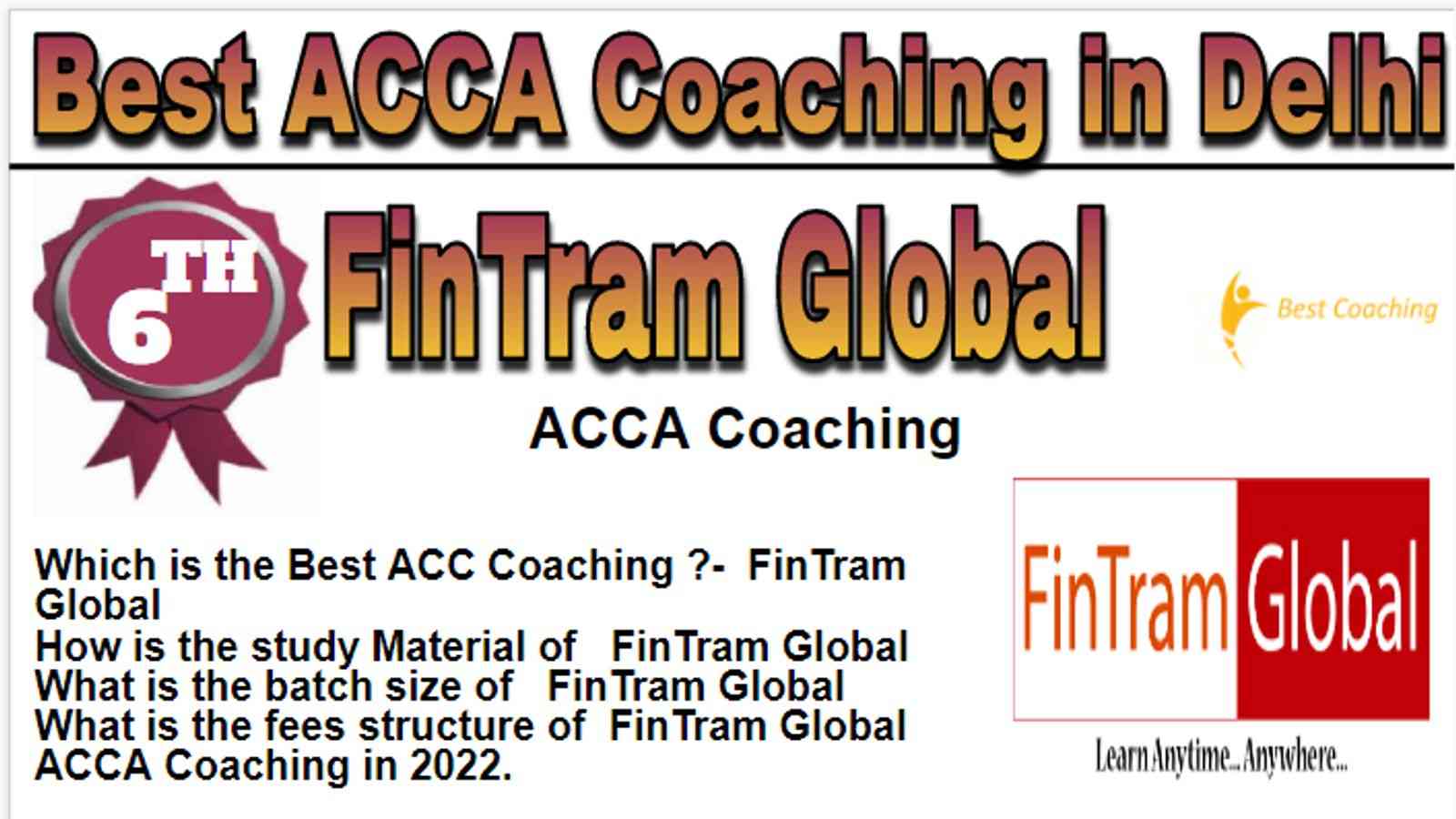Rank 6 Best ACCA Coaching in Delhi Rank 6 Best ACCA Coaching in Delhi