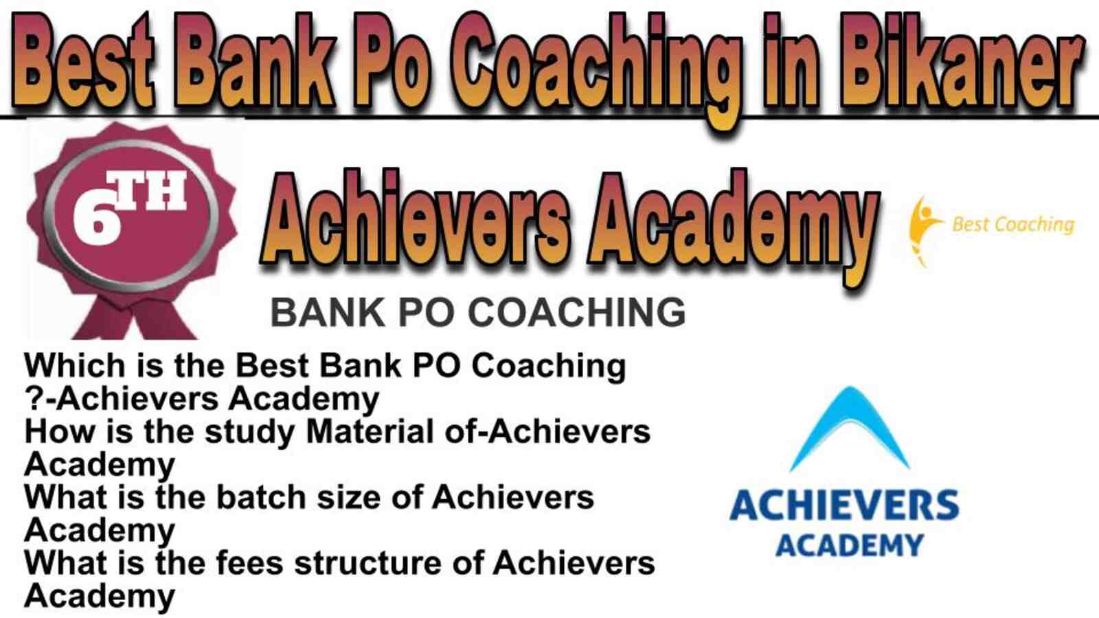 Rank 6 best bank po coaching in Bikaner Rank 6 best bank po coaching in Bikaner