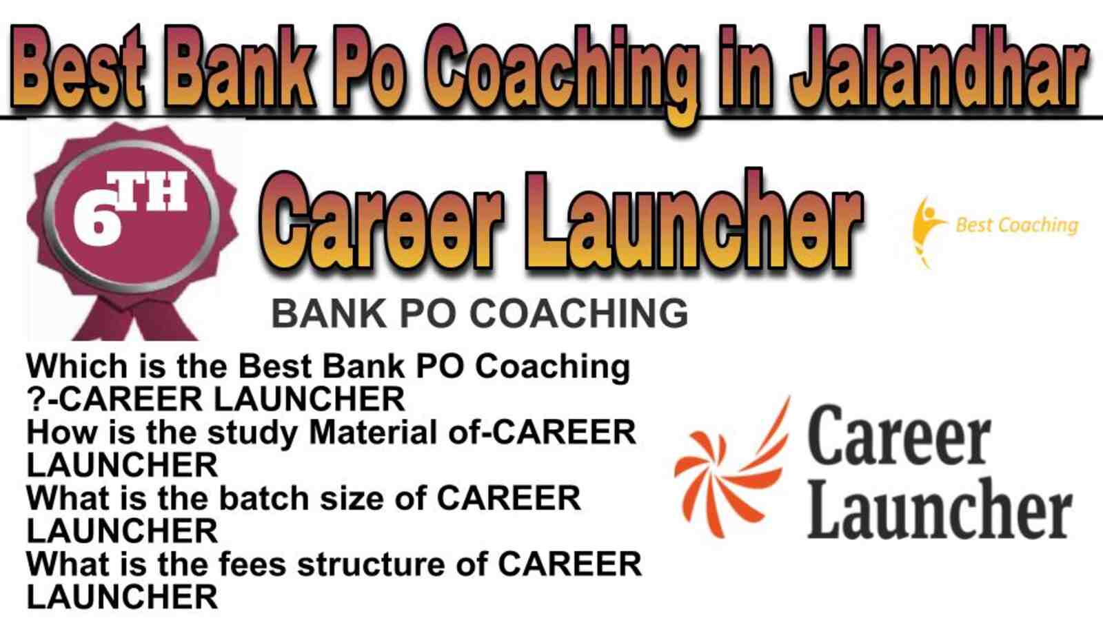 Rank 6 best bank po coaching in Jalandhar