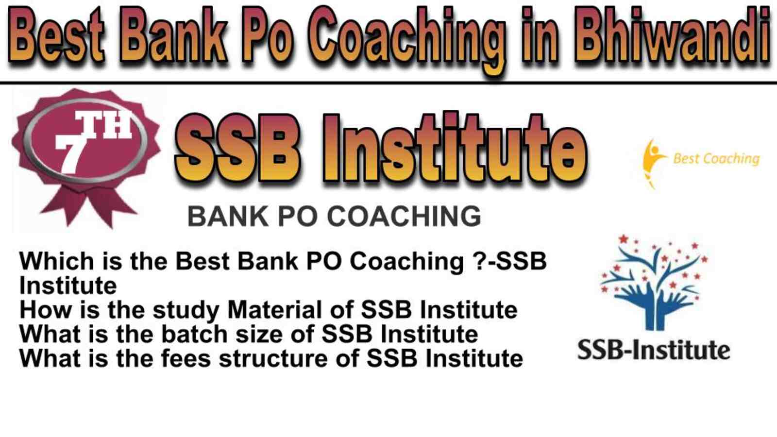 Rank 7 best bank po coaching in Bhiwandi