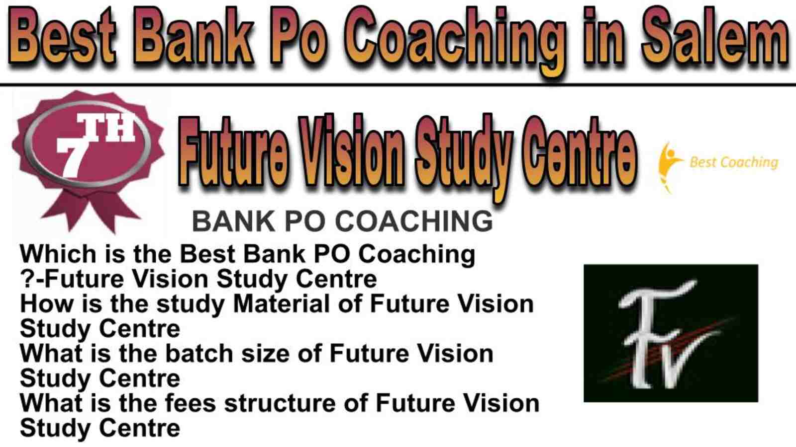 Rank 7 best bank po coaching in Salem Rank 7 best bank po coaching in Salem