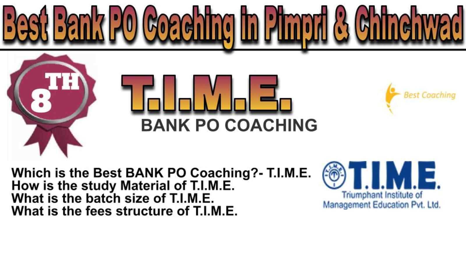 Rank 8 BEST BANK PO COACHING IN PIMPRI & CHINCHWAD