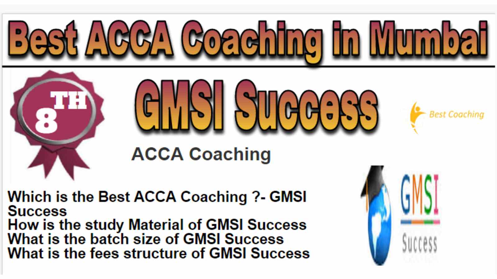 Rank 8 Best ACCA Coaching in Mumbai