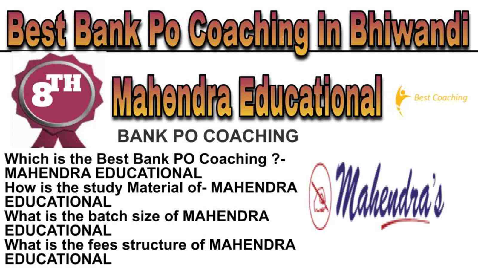 Rank 8 best bank po coaching in Bhiwandi Rank 8 best bank po coaching in Bhiwandi