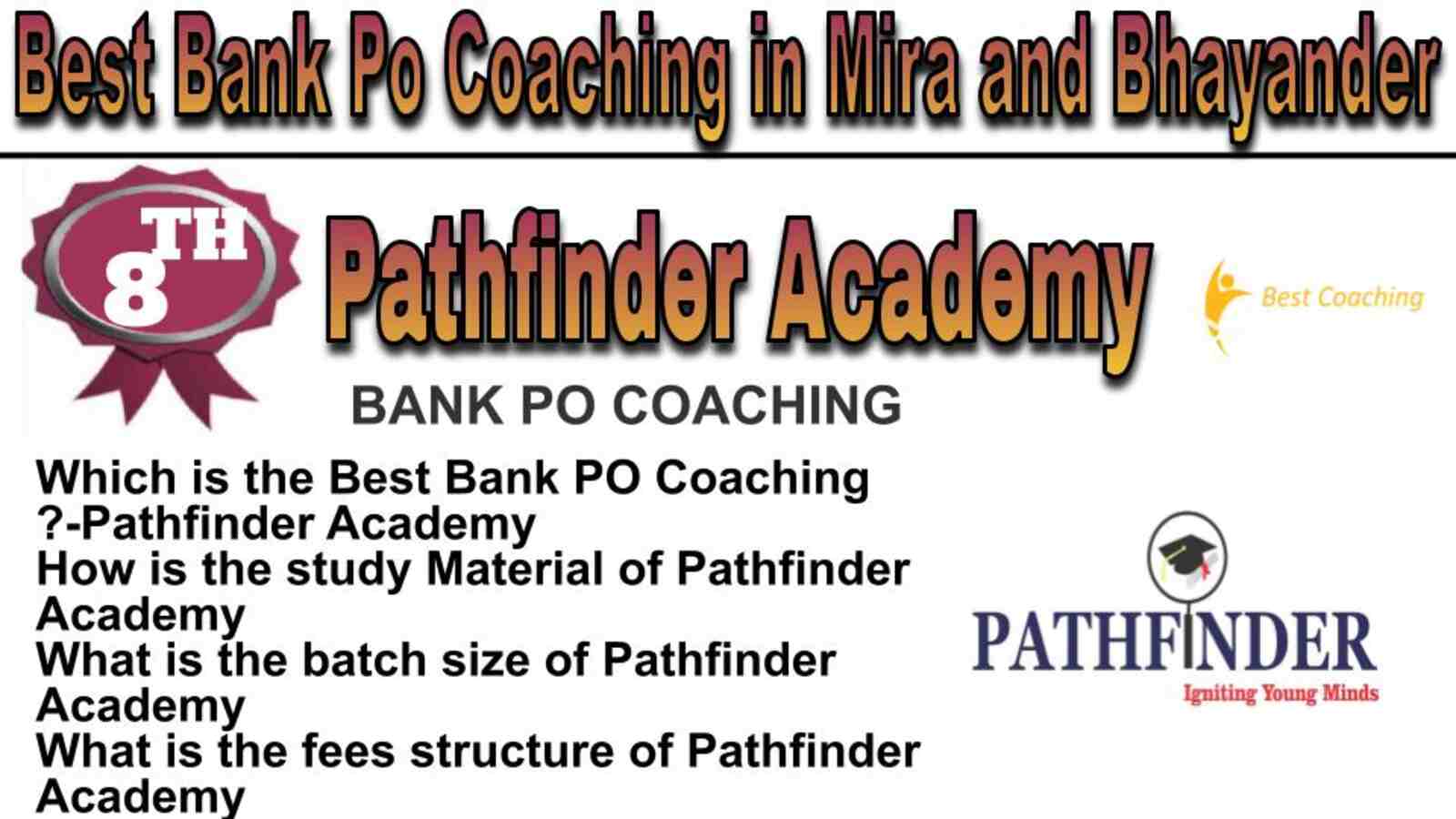 Rank 8 best bank po coaching in Mira and Bhayander