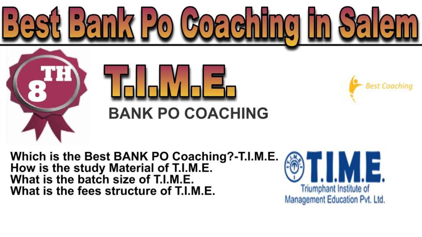 Rank 8 best bank po coaching in Salem Rank 8 best bank po coaching in Salem