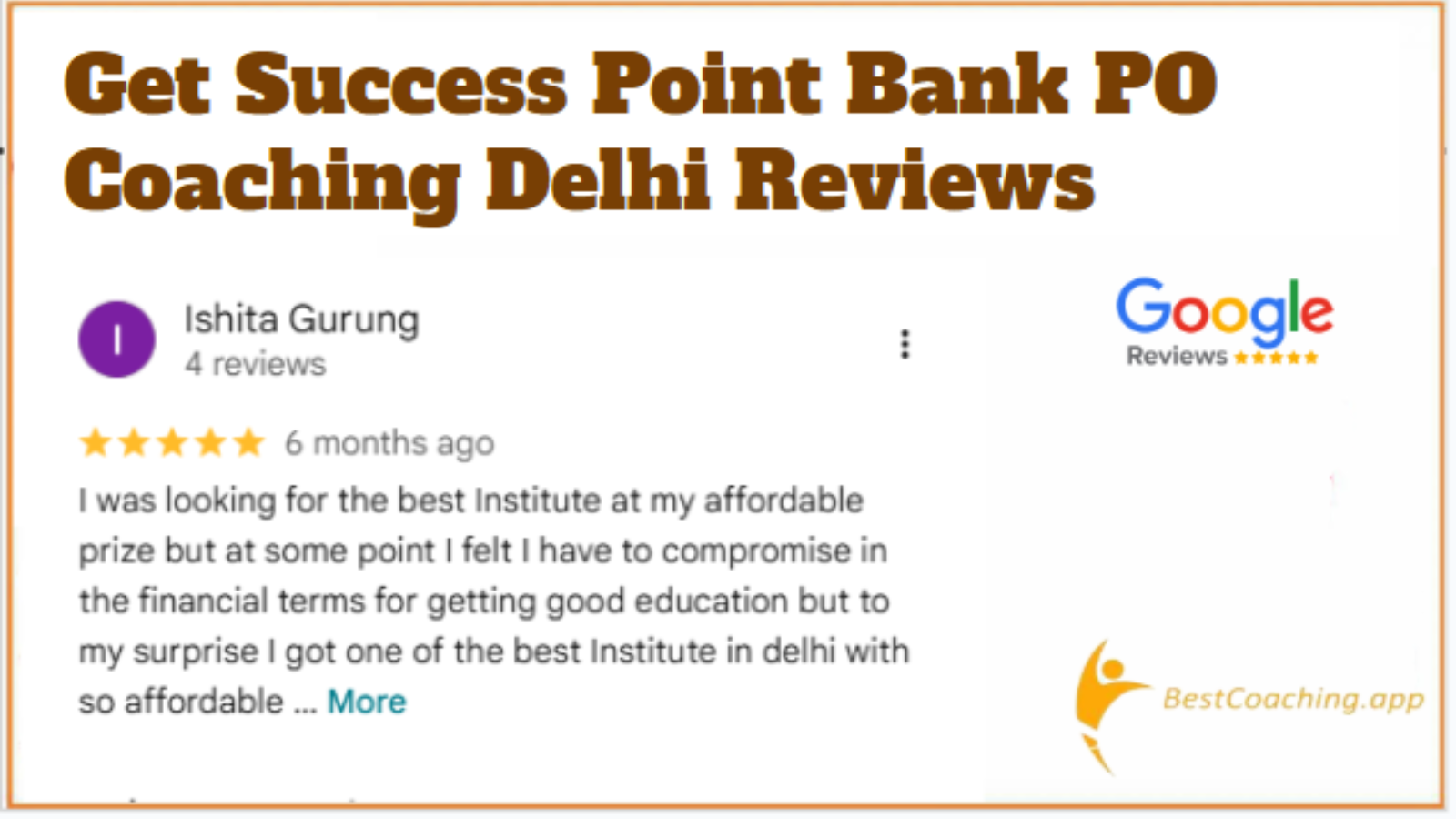 Get success point Bank PO Coaching Delhi