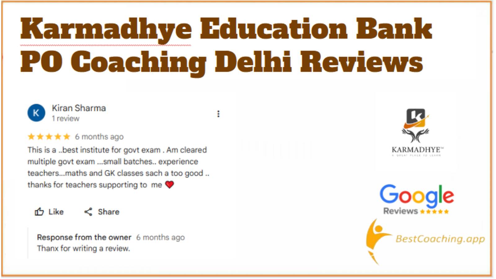 Karmadhya Education coaching in Delhi